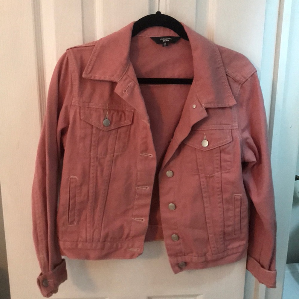 Glassons Denim Pink Jean Jacket
